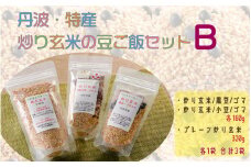 丹波・特産　炒り玄米の豆ご飯セットB
