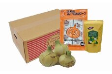 フルーツ玉ねぎ使用のスープ２種類と淡路島産 玉ねぎ３kgのセット
