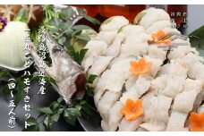 丸ごと一匹！天然はもすきセット