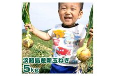 淡路島産　新玉ねぎ　5kg◆発送４月～