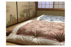 【抗菌・防ダニ】素朴なコットン掛け布団/シングル・ブルー