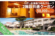 【うずしお温泉うめ丸グループ】2施設共通クーポン　50,000P