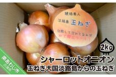 淡路島極熟玉葱2kg　シャーロットオニオン　玉ねぎ大国淡路島からの玉ねぎ