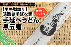 【平野製麺所】淡路島手延べ麺お試チョイス（手延べうどん黒五麺）