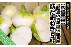 【淡路島の青果屋】淡路島産新たまねぎ　5㎏ 甘さに自信!!ほんまもん!!