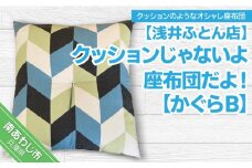 クッションじゃないよ座布団だよ！【かぐらＢ】