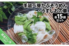 手延べ芽かぶそうめん ・うずしおの華各15袋セット