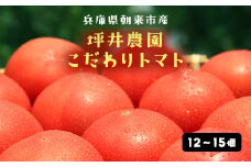 坪井農園の厳選！こだわりトマト(12～15個入)オンライン決済限定【44672】坪井農園 トマト 有機肥料 安心 安全 おいしい トマト嫌いでも食べられる