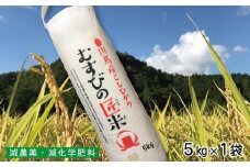 【新米】但馬初！自然にやさしいカルテック農法】但馬産コシヒカリ むすびの匠米 5㎏