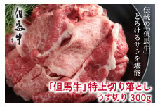 【但馬牛】特上切り落し300g(すき焼き用)【A4ランク以上】