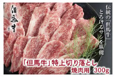 【但馬牛】特上切り落し300g(焼肉用)【A4ランク以上】