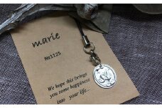 手作り銀細工イニシャルストラップ【銀細工体験工房 Marie（マリー）】 シルバー 銀 銀細工 アクセサリー 手づくり イニシャル ストラップ プレゼント 兵庫県 朝来市 銀細工体験工房 Marie
