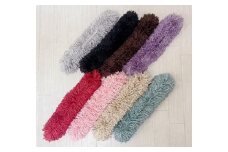 【むろの屋】モコモコ省スペースモップ（ベビーピンク）　―花粉対策にも― HYLON