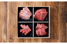 神戸牛 焼肉4点盛り 300g AG001 神戸牛 神戸ビーフ 神戸beef 但馬牛 和牛 黒毛和牛 国産牛 牛肉 お肉 焼肉 ロース モモ 【AS36BG10】