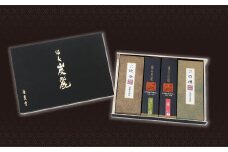梅薫堂の消臭・清浄の香「備長炭麗」天然香料のお線香4種の香り詰合せ  線香 お供え お香 人気 インセンス アロマ 墓参り 仏具