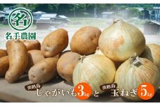 名手農園の淡路島特産農園セット【淡路島産玉ねぎとじゃがいも】