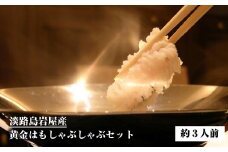 淡路島岩屋産黄金はもしゃぶしゃぶセット(約3人前) 冷蔵 鱧 国産