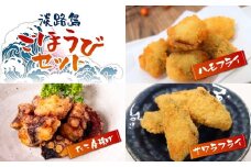 淡路島ごほうびセット（タコ唐揚げ、ハモフライ、サワラフライ）900g（300g×3袋）