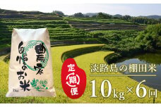 【定期便】淡路島の棚田米　10kg×6回