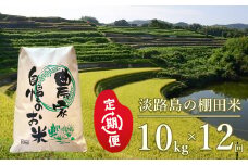 【定期便】淡路島の棚田米　10kg×12回