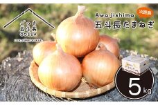 五斗長たまねぎ 5kg　淡路島産玉ねぎ
