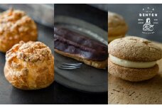 【定期便3ヶ月】弁天堂 スイーツ定期便（クッキーシュークリーム・エクレア・ブッセ）　食べ比べ