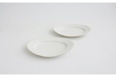 【Awabi ware】 オーバル皿S ペアセット （白磁×２） 《決済から3ヶ月前後で発送》