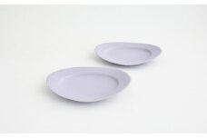 【Awabi ware】 オーバル皿S ペアセット （パープル×２） 《決済から3ヶ月前後で発送》