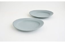 【Awabi ware】 オーバル皿M ペアセット （青マット×２） 《決済から3ヶ月前後で発送》
