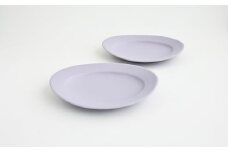 【Awabi ware】 オーバル皿M ペアセット （パープル×２） 《決済から3ヶ月前後で発送》