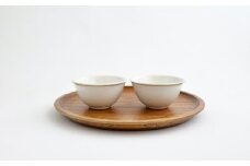 【Awabi ware】汲み出し ペアセット（白磁×２） 《決済から3ヶ月前後で発送》