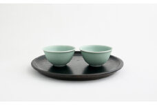 【Awabi ware】汲み出し ペアセット（青磁×２） 《決済から3ヶ月前後で発送》