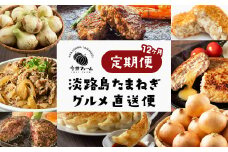 【定期便12ヶ月】今井ファームの淡路島たまねぎグルメ直送便