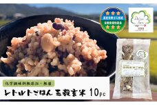 レトルトごはん（五穀玄米） 10パックセット 化学調味料無添加・無菌