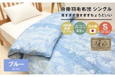 ポーランドマザーグース93％ 80超長綿 合掛羽毛 700g SL 80マザー07B