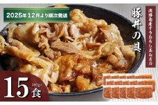 すりおろし玉ねぎの豚丼の具 160g×15食【2025年12月より順次発送】