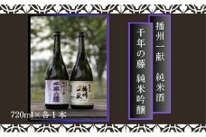 B2　日本酒 発祥の地「 播州一献 と 千年の藤 」セット 【 播州 酒 純米 純米吟醸 吟醸 千年 千年藤 藤 山陽盃 山陽盃酒造 酒蔵 兵庫県産 兵庫 】