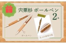 RS3　宍粟杉 ボールペン 2本 セット（名入れ彫刻可能）  【 オリジナル 木製 ペン ネーム 文字入れ お祝い 贈答 プレゼント 卒業 入学 合格 進学 記念品 】