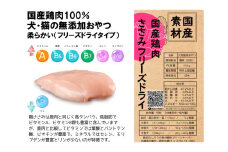 O24　国産鶏肉100%　犬・猫の無添加おやつ　柔らかい（フリーズドライタイプ） 【 鶏肉 鶏 犬 いぬ 猫 ねこ ペット おやつ ご飯 無添加 フリーズドライ 安全 安心 健康 】