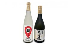 [神結] 純米吟醸酒勝とう！・大吟醸闘竜灘セット各720ml [ 神結酒造 日本酒 酒 お酒  四合瓶 贈答品  ]