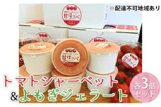 mogiyomogiのトマトシャーベット『甘ほっぺソルベ』&よもぎジェラート『チョコもぎ』各3個セット [野菜 アイス 詰め合わせ]