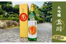玉川 大吟醸 720ml 木下酒造 加東市特A地区産 山田錦使用 化粧箱入[ 日本酒 酒 お酒 四合瓶 贈答品  ]