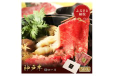 【和牛セレブ】 神戸牛　すき焼き & しゃぶしゃぶ セット 【 肩ロース 】 500g　ロース　すきやき 牛肉 肉 神戸ビーフ 神戸肉 兵庫県 加東市