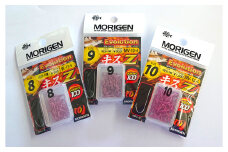 もりげん(MORIGEN)　釣針　キスZメガパック　フレッシュピンク　3枚セット(8号・9号・10号)[釣り 釣り針 アウトドア 海 海釣り]