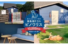 東条湖テラス ピノワリス 宿泊クーポン券 1万円分 愛犬と過ごせる一軒家　宿泊 旅行 クーポン ドッグラン 愛犬 犬 東条湖 加東市