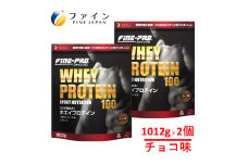 I-24　ファインプロ ホエイプロテイン100　チョコ味 2個セット