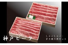 神戸ビーフ　すき焼き・しゃぶしゃぶ用セット　1200g　INGWSS5【1431607】