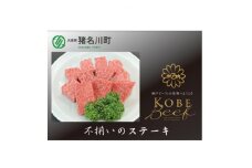 神戸ビーフ　不揃いのステーキ　600g　INGWDS3【1431606】