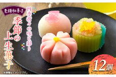 季節の上生菓子12個セット【1500932】