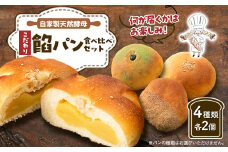 素材にこだわり、丁寧につくられた餡パン4種2個ずつの8個セットです。 こだわり餡パン食べ比べset【1506289】